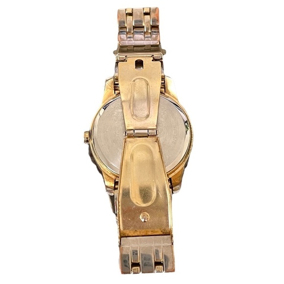 Nine West Gold Plated Face Watch - Picture 2 of 4
